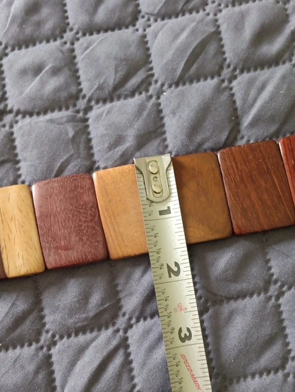 Vintage Wooden Hardwood  Belt